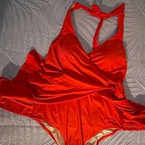Red Women's Swimsuit